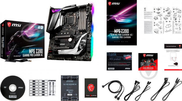 Материнская плата MSI MPGZ390 GAMING PRO CARBON (Socket 1151, Intel Z390, ATX) - фото 10