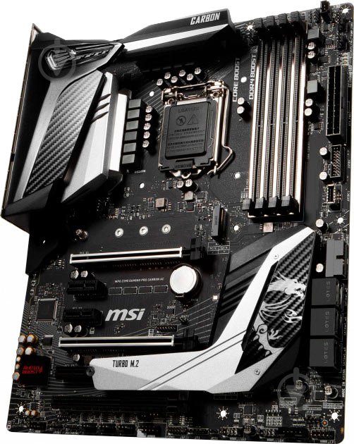 Материнская плата MSI MPGZ390 GAMING PRO CARBON (Socket 1151, Intel Z390, ATX) - фото 4