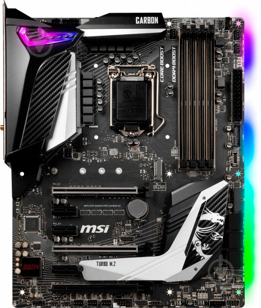 Материнская плата MSI MPGZ390 GAMING PRO CARBON (Socket 1151, Intel Z390, ATX) - фото 3