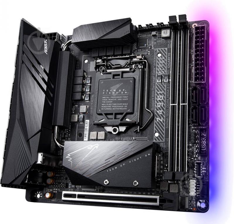 Материнська плата Gigabyte Z490I AORUS ULTRA 1.0 (Socket 1200, Intel Z490, mini ATX) - фото 6