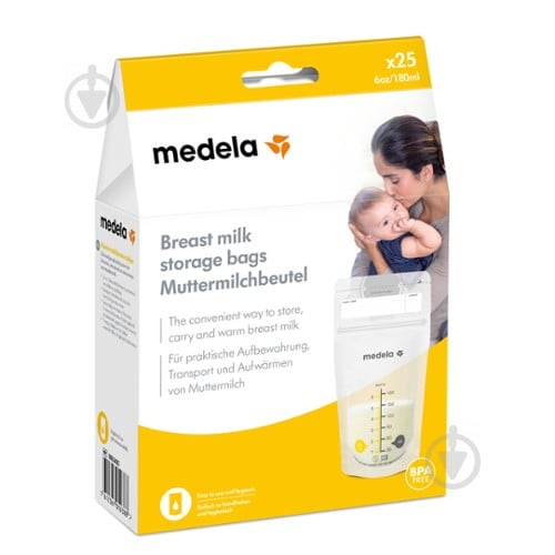 Пакеты для хранения грудного молока Medela 25 шт. - фото 1