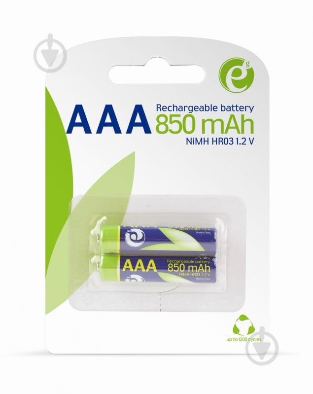 Акумулятор EnerGenie AAA (мізинчикові) 2 шт. (EG-BA-AAA8R-01) - фото 2