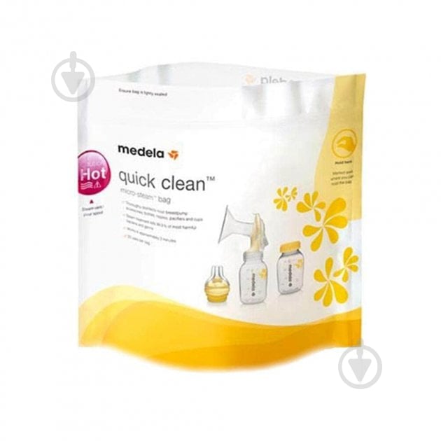 Пакеты Medela Quick Clean Microwave Bags для паровой стерилизации в микроволновой печи 5 шт - фото 4