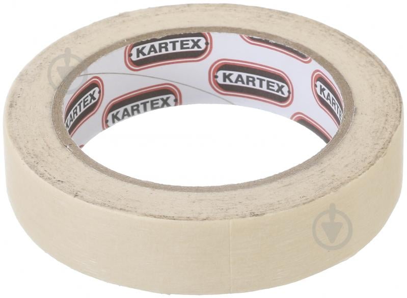 Малярная лента КARTEX 2.4 x 35000 см белая 80°С 70202 - фото 1