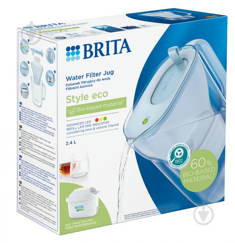 Фільтр-глечик BRITA Style eco LED Mxpro - фото 1