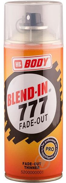 Растворитель аерозольный Body 777 Blend-In 0,4л. - фото 1