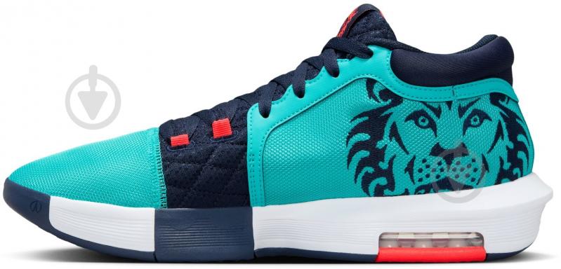 Кроссовки мужские Nike LEBRON WITNESS VIII HQ2139-300 р.42,5 бирюзово-синие - фото 4