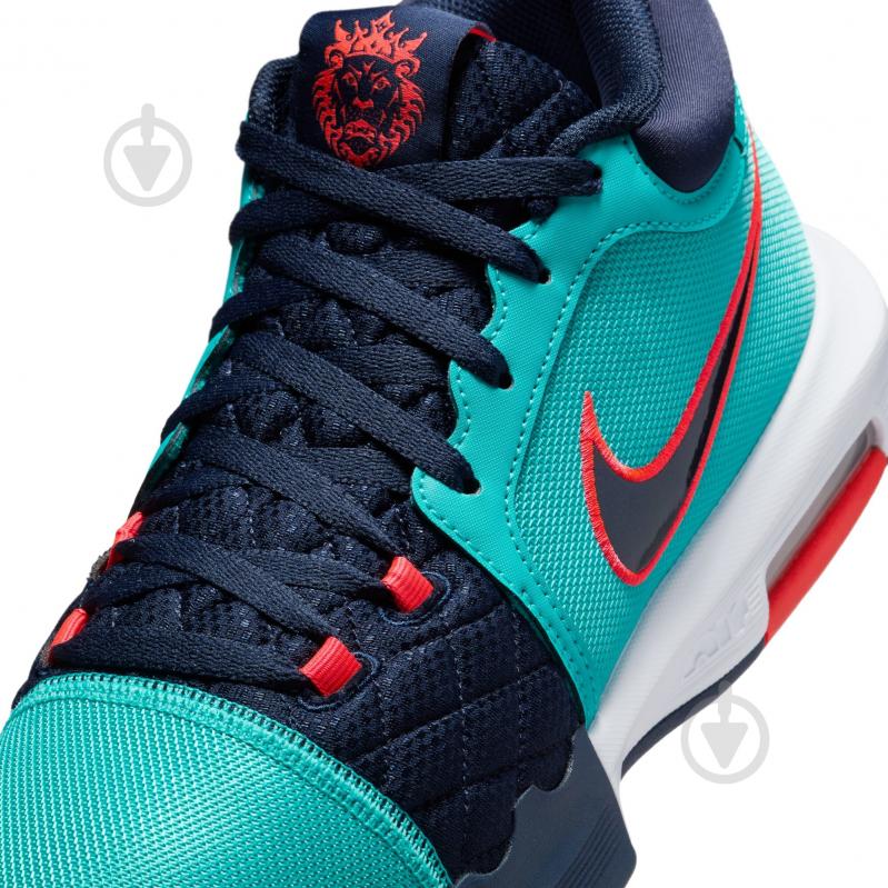 Кроссовки мужские Nike LEBRON WITNESS VIII HQ2139-300 р.42,5 бирюзово-синие - фото 9
