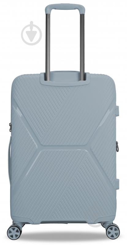Чемодан MS-2592 M голубой - фото 2