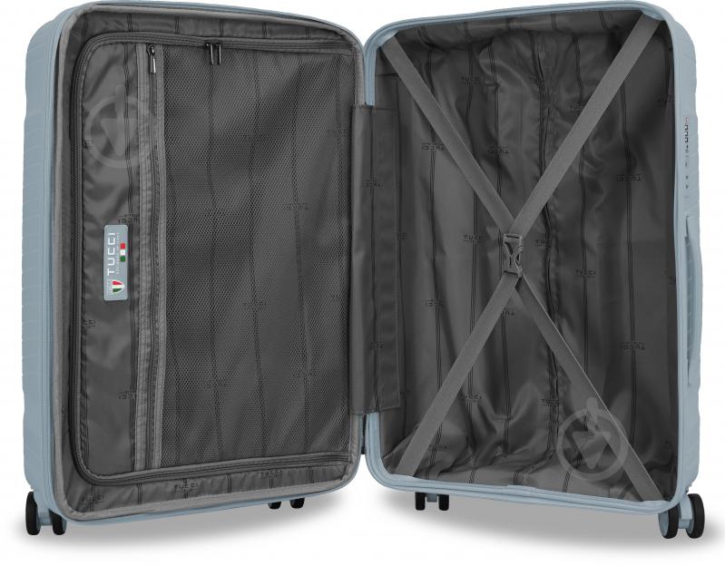 Чемодан MS-2592 M голубой - фото 3