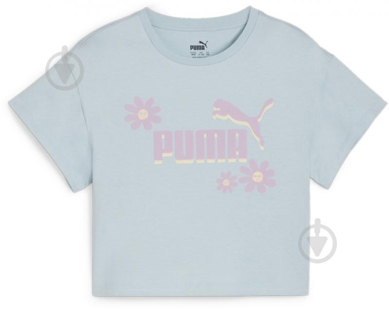 Футболка Puma GRAPHICS SUMMER FLOWER TEE G 68026522 р.176 рожевий - фото 1