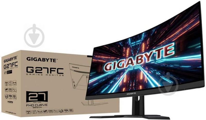 Монитор Gigabyte 27" (G27FC-EK) - фото 7