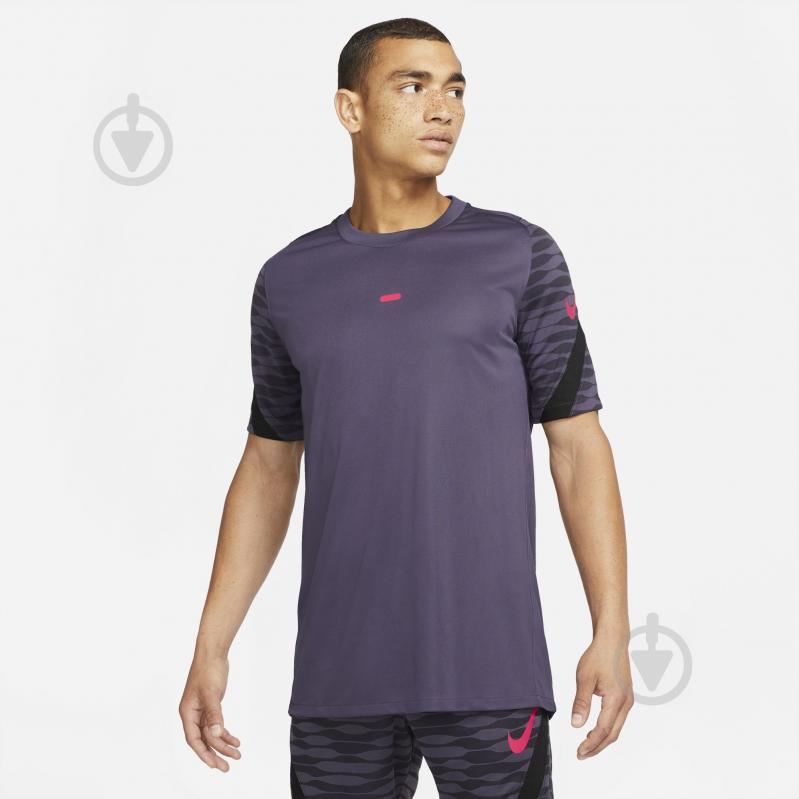 Футболка Nike M NK DRY STRKE21 TOP SS CW5843-573 р.L чорний - фото 1