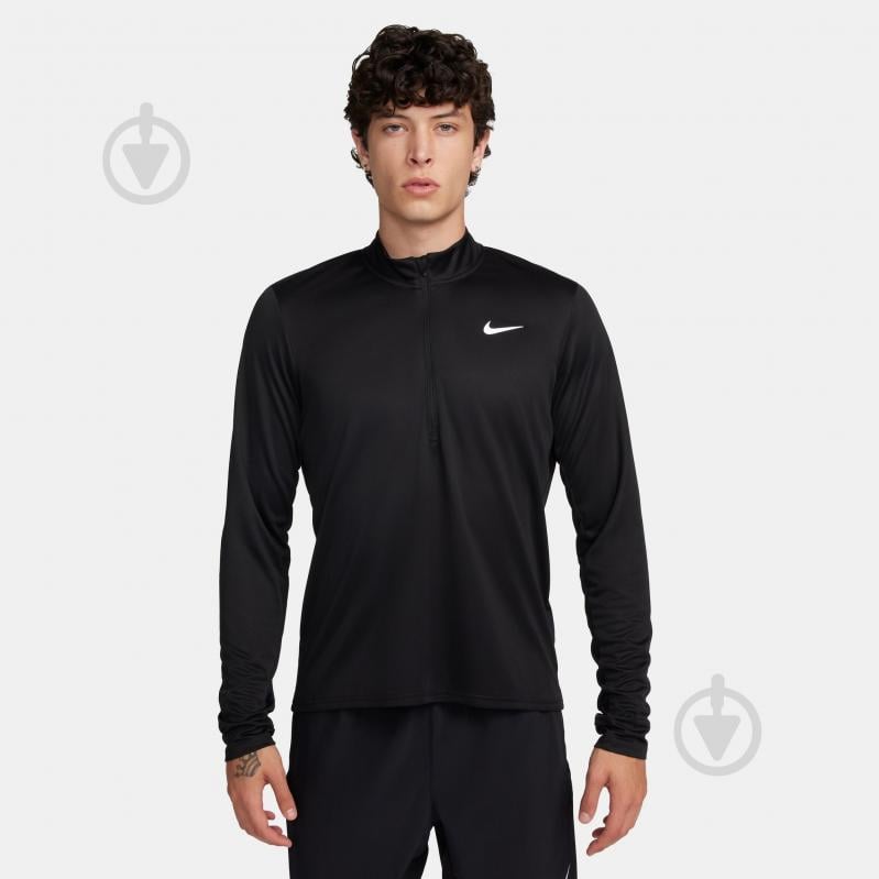 Кофта Nike M NK DF PACER TOP HZ FQ2494-010 р.XL черный - фото 1 Кофта Nike M NK DF PACER TOP HZ FQ2494-010 р.XL черный - фото 1