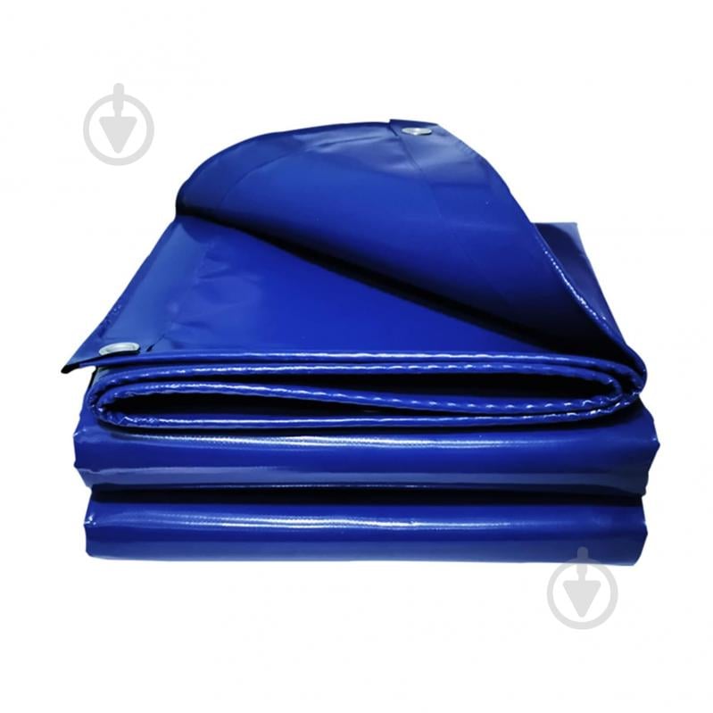 Тент универсальный Техно Тент Плюс водонепроницаемый ПВХ 650 г/м² с люверсами 2,40х4 м синий - фото 1 Тент универсальный Техно Тент Плюс водонепроницаемый ПВХ 650 г/м² с люверсами 2,40х4 м синий - фото 1