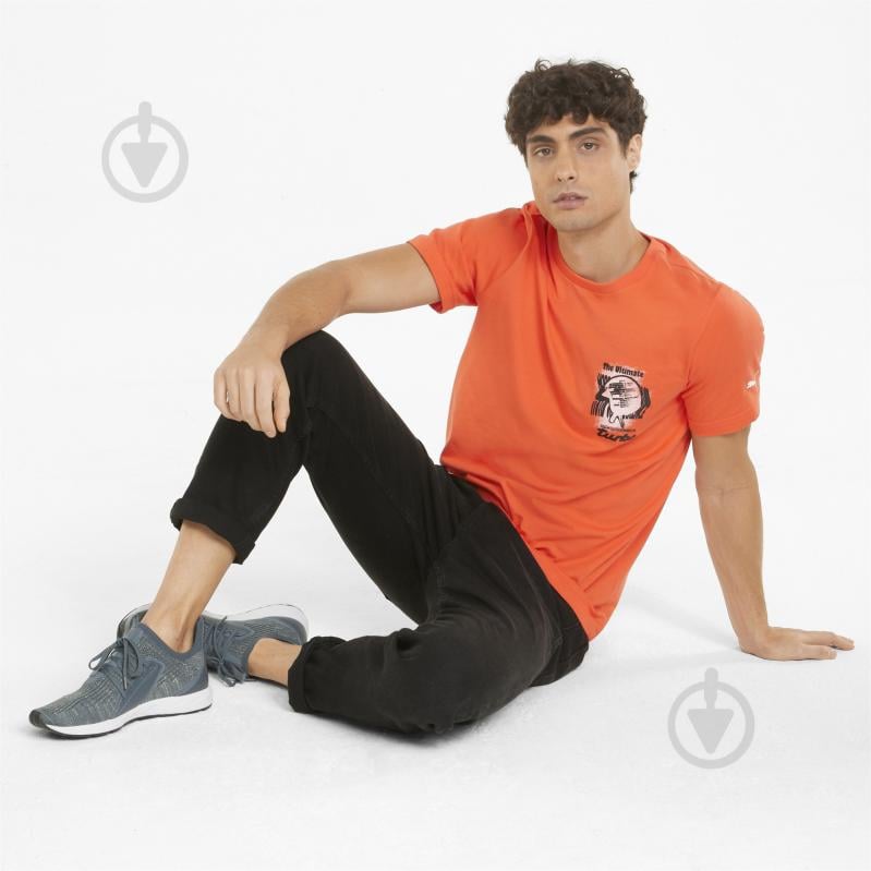 Футболка Puma PL Graphic Tee 53378504 р.S помаранчевий - фото 3