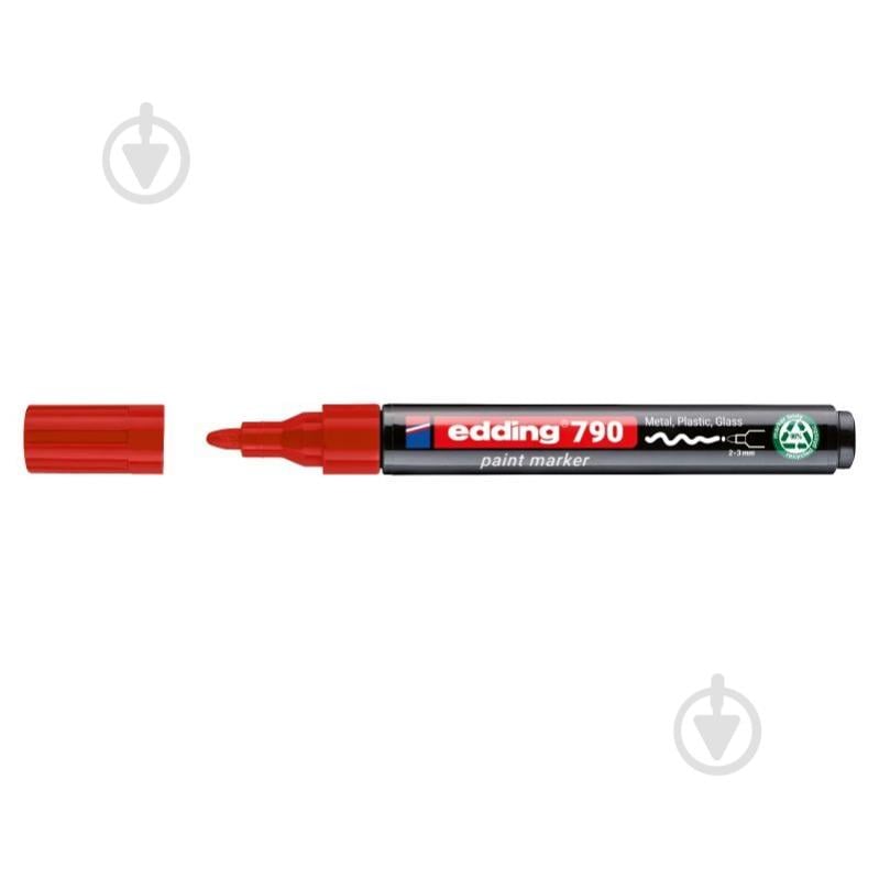 Маркер лаковий Edding Paint e-790/02n 2-3 мм червоний e-790/02n - фото 1