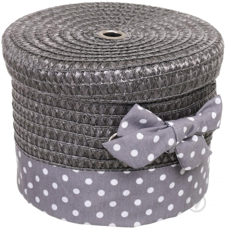 Кошик плетений з текстилем Tony Bridge Basket 24x22x18 см DSA16-6CD-5 - фото 1