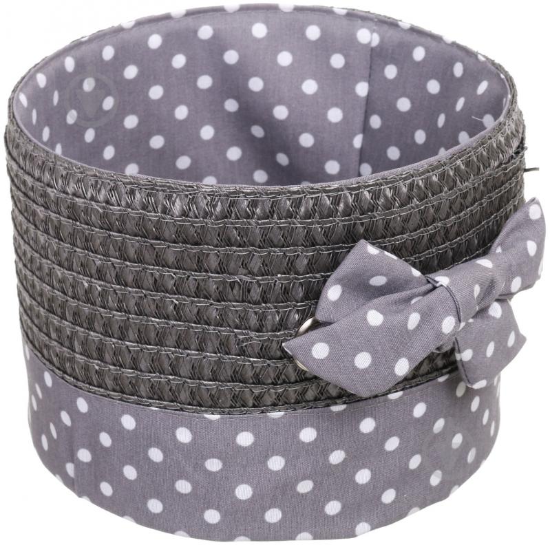 Кошик плетений з текстилем Tony Bridge Basket 24x22x18 см DSA16-6CD-5 - фото 2