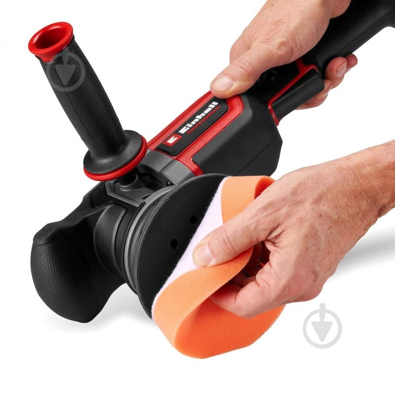 Полірувальна машина акумуляторна Einhell Professional PXC CP-EP 18/125 Li BL - Solo 2093330 - фото 7 Полірувальна машина акумуляторна Einhell Professional PXC CP-EP 18/125 Li BL - Solo 2093330 - фото 7