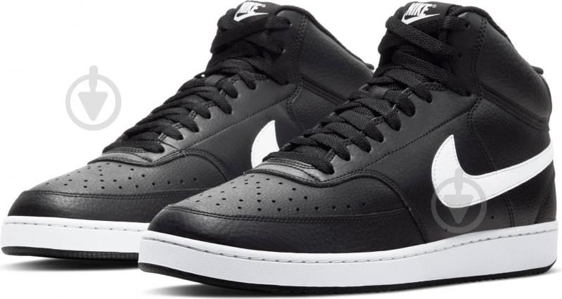 Кроссовки мужские зимние Nike Court Vision Mid CD5466-001 р.46 черные - фото 1