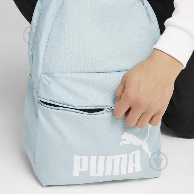 Рюкзак Puma Phase Backpack 07994314 блакитний - фото 4