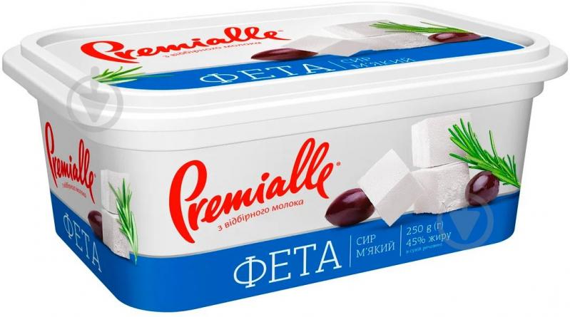 Сыр ТМ Premialle Фета 45% 250г - фото 1