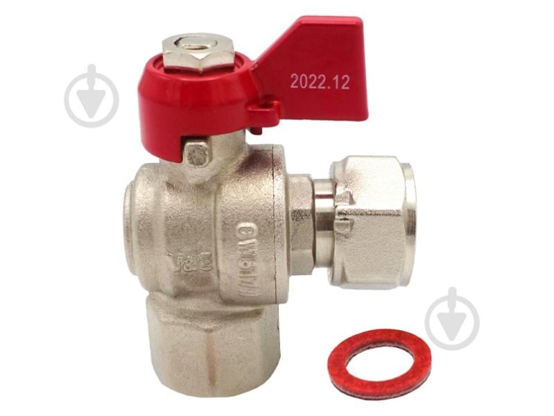 Кран із накидною гайкою V&G VALOGIN 1/2" ВВ кутовий VG-107401 - фото 2 Кран із накидною гайкою V&G VALOGIN 1/2" ВВ кутовий VG-107401 - фото 2