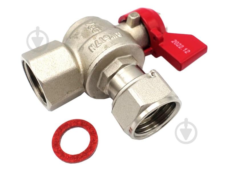 Кран із накидною гайкою V&G VALOGIN 1/2" ВВ кутовий VG-107401 - фото 3 Кран із накидною гайкою V&G VALOGIN 1/2" ВВ кутовий VG-107401 - фото 3