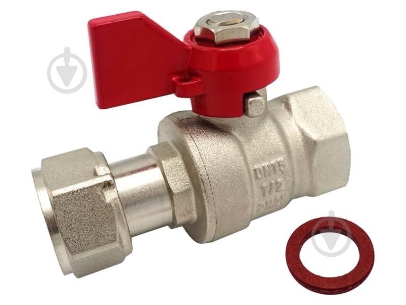 Кран із накидною гайкою V&G VALOGIN 1/2" ВВ прямий VG-107201 - фото 3 Кран із накидною гайкою V&G VALOGIN 1/2" ВВ прямий VG-107201 - фото 3