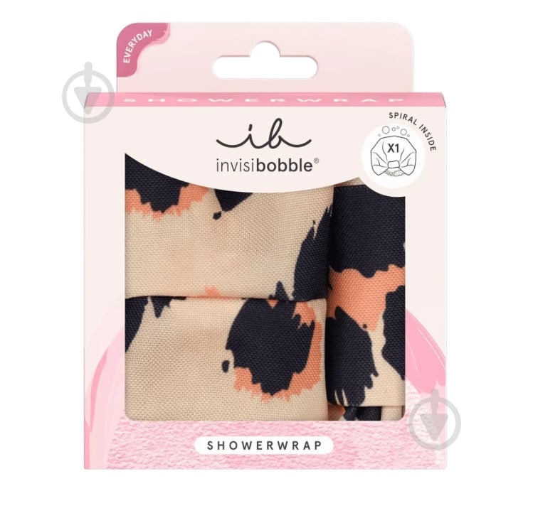 Шапочка для душа Invisibobble Set Showerwrap Leo - фото 1