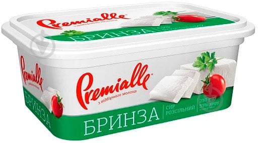 Сыр ТМ Premialle Брынза 35% 250г - фото 1 Сыр ТМ Premialle Брынза 35% 250г - фото 1