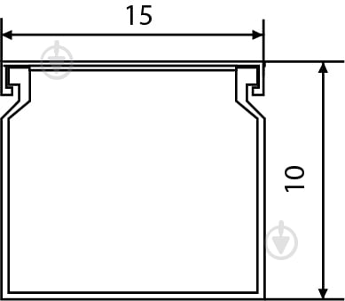 Канал кабельний Аско-Укрем 15х10 - фото 3