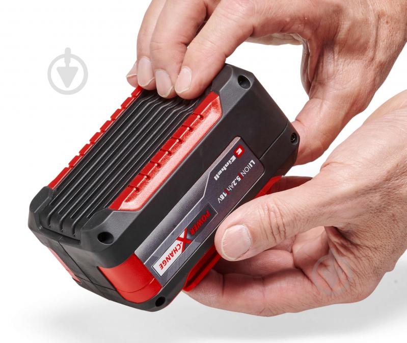 Акумуляторна батарея і зарядний пристрій Einhell 18,0V 5,2Ah PXC Starter Kit 4512147 - фото 6 Акумуляторна батарея і зарядний пристрій Einhell 18,0V 5,2Ah PXC Starter Kit 4512147 - фото 6