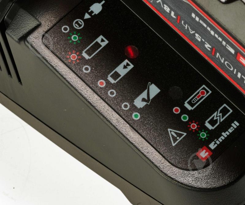 Акумуляторна батарея і зарядний пристрій Einhell 18,0V 5,2Ah PXC Starter Kit 4512147 - фото 8 Акумуляторна батарея і зарядний пристрій Einhell 18,0V 5,2Ah PXC Starter Kit 4512147 - фото 8