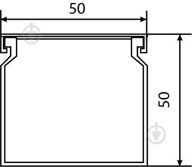 Канал кабельный Аско-Укрем 50х50 - фото 3
