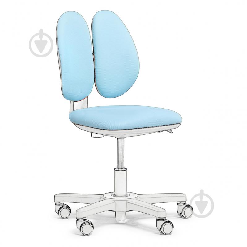 Чохол для крісла FunDesk Mente Chair Cover Blue - фото 1