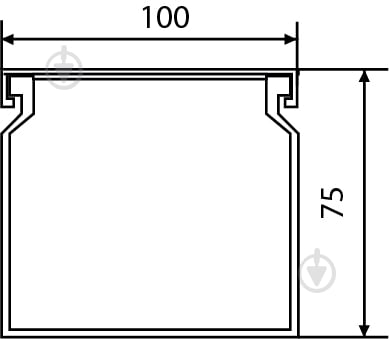 Канал кабельний Аско-Укрем 100х75 - фото 3