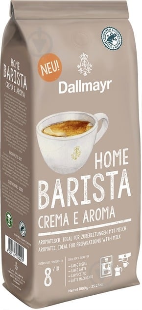 Кофе в зернах Dallmayr Home Barista Crema Aroma 1000 г - фото 2