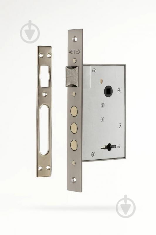 Дверний замок вхідний ASTEX AT-Lock 362-77-BN універсальний нікель - фото 1 Дверний замок вхідний ASTEX AT-Lock 362-77-BN універсальний нікель - фото 1