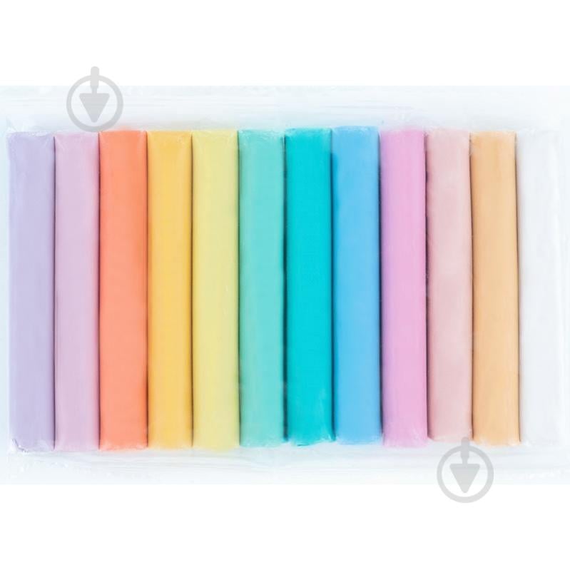 Пластилін восковий Creative Pastel 12 кольорів 200 г KITE - фото 2