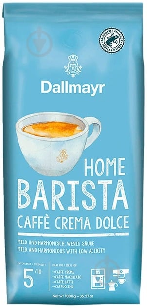 Кофе в зернах Dallmayr Home Barista Crema Dolce 1000 г - фото 1