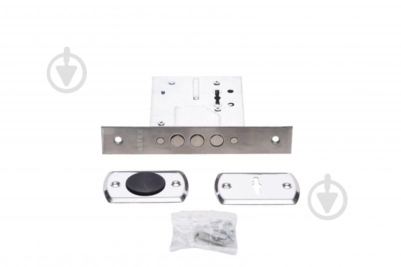 Дверний замок вхідний ASTEX AT-SR600 BN сувальдний універсальний нікель - фото 3 Дверний замок вхідний ASTEX AT-SR600 BN сувальдний універсальний нікель - фото 3