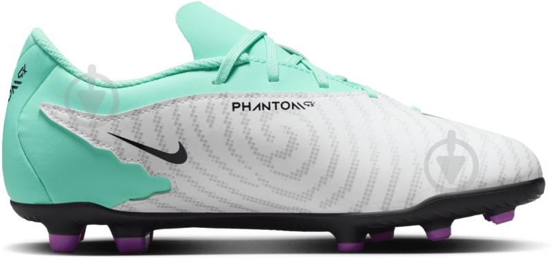 Бутсы Nike JR PHANTOM GX CLUB MG DD9564-300 р.38,5 бирюзовый - фото 2