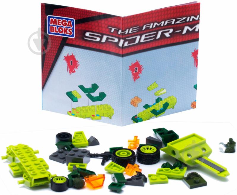 Конструктор Mega Bloks Spider-Man транспорт Лизарда 91325 - фото 3