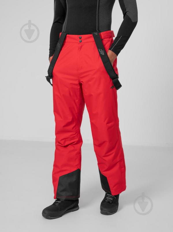 Штани 4F SKI TROUSERS SPMN001 H4Z22-SPMN001-62S р. XL червоний - фото 2