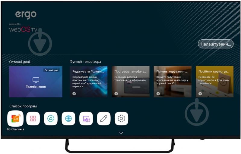 Телевізор Ergo 55WUS9200 - фото 3