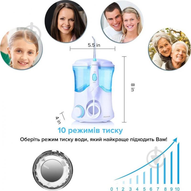 Іригатор Pecham Professional White Edition - фото 7 Іригатор Pecham Professional White Edition - фото 7