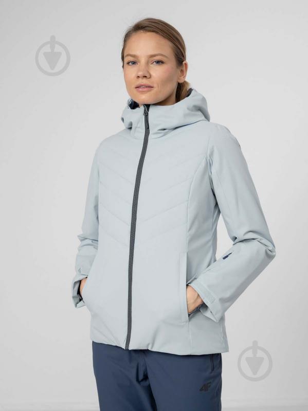 Куртка жіноча демісезонна 4F WOSKI JACKET KUDN003 H4Z22-KUDN003-34S р.XS блакитна - фото 1