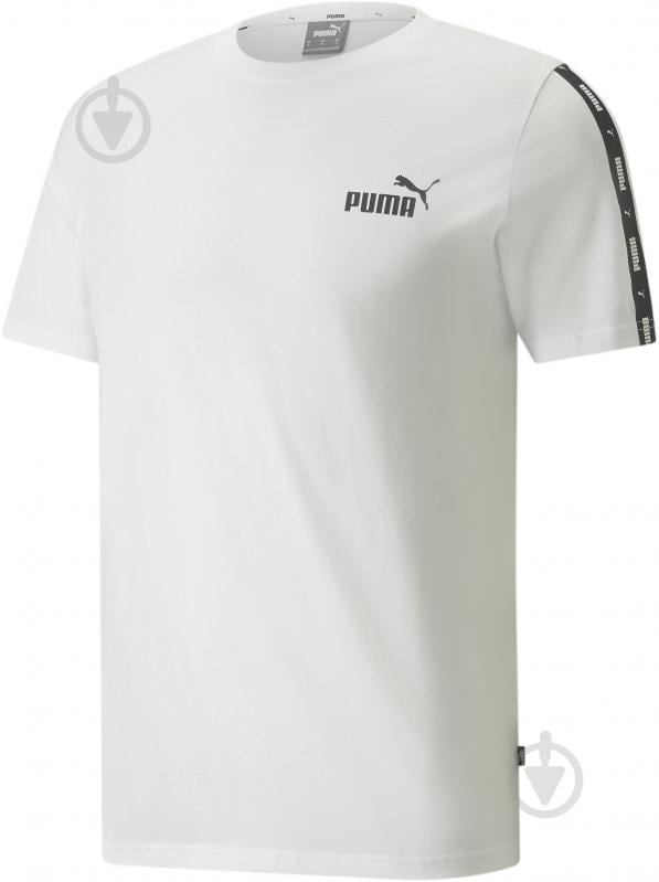 Футболка Puma ESS+ TAPE TEE 84738202 р.M белый - фото 1